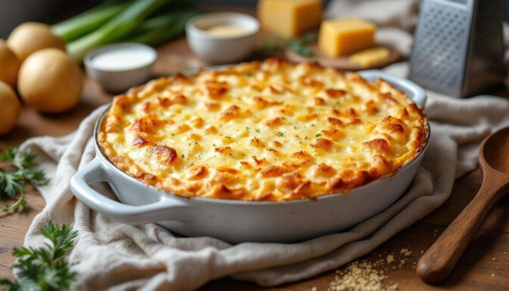 Gratin crémeux pommes de terre-poireaux ultra réconfortant : la recette imparable pour des dîners d’hiver fondants et express