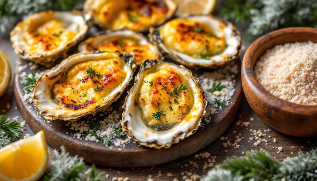 Sous le gril, la métamorphose : la recette des huîtres gratinées va enflammer vos soirées festives d’hiver