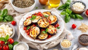 L’aubergine dévoile son côté italien fondant dans ce gratin à la parmesane facile et ultra savoureux