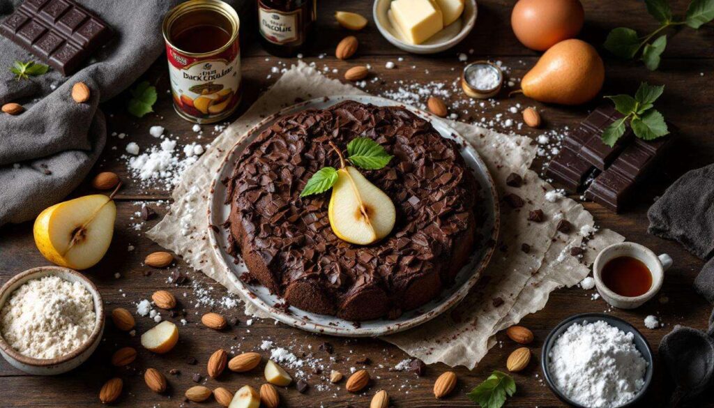 Un dessert poire-chocolat plus fondant qu’un cake classique