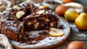 Encore plus fondant qu’un cake : ce dessert poire-chocolat risque bien de vous rendre accro !