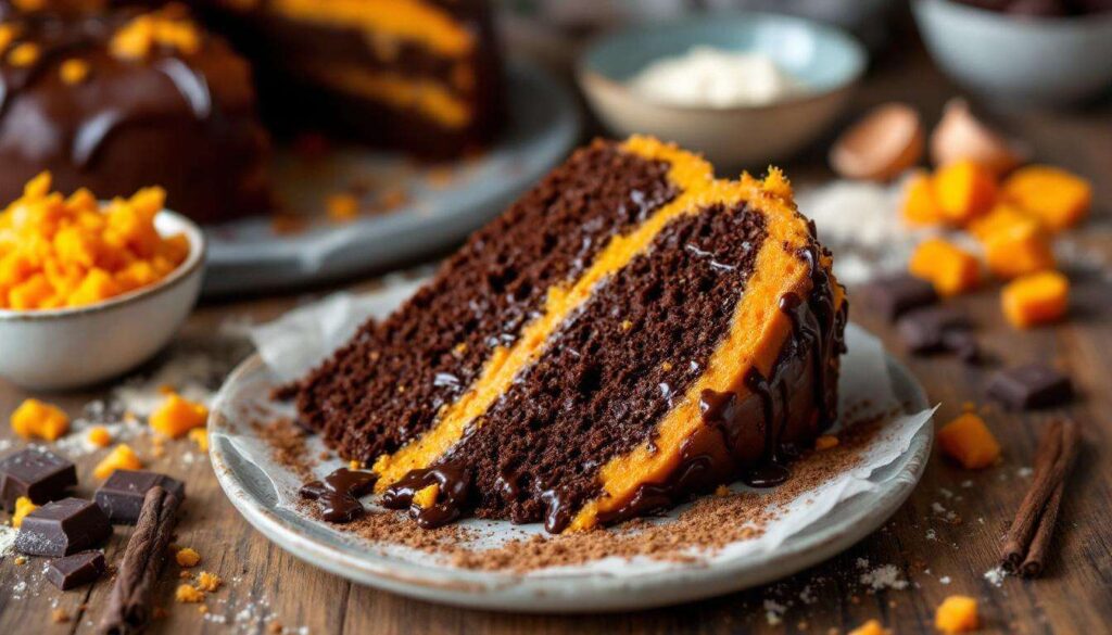 « Un nuage de douceur » : le gâteau courge-chocolat ultra fondant que je prépare chaque hiver pour réchauffer toute la maison