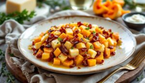 Courgiflette à la butternut : le gratin façon tartiflette, simple et ultra fondant