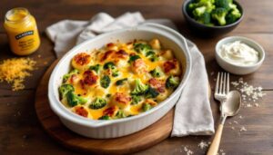 « Mon astuce healthy pour le dîner » : le gratin brocolis-moutarde fondant, express et ultra simple avec 4 ingrédients
