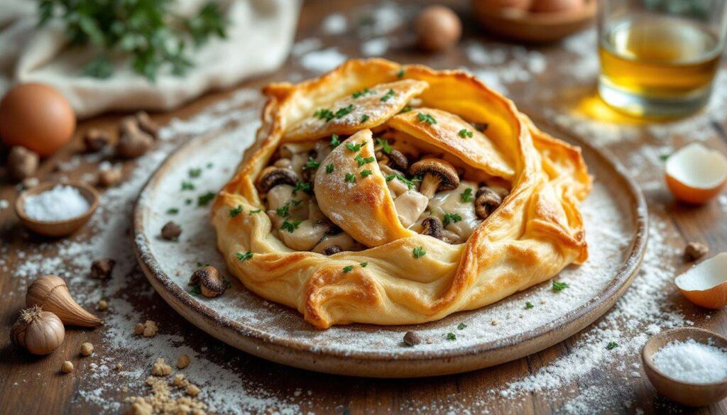 Le vol-au-vent chic et de saison par Hélène Darroze qui fait oublier la version cantine