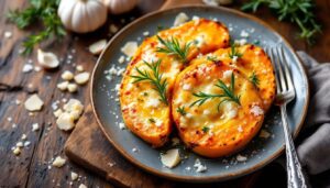 Gratin butternut et fromage frais au four : douceur fondante, herbes fraîches et crème pour réchauffer les soirs d’hiver
