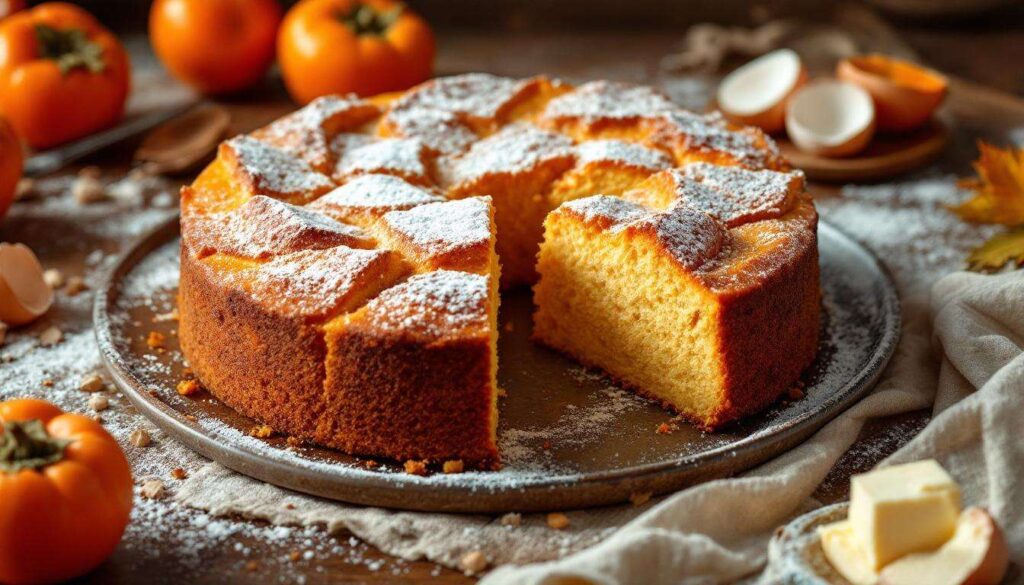 Moelleux, fruité, doré : ce gâteau au kaki facile est le dessert d’automne qu’il vous faut tester absolument