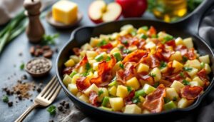 « Je la prépare en 10 minutes pour toute la famille » : ma poêlée poireaux-pommes-lardons ultra simple et rapide