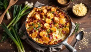 Poireaux, patates, lardons et crème : ce gratin tout simple fait l'unanimité à chaque fois (et la recette est ultra facile)