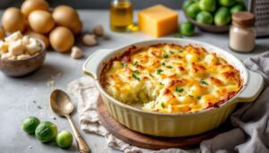 « Je le prépare chaque dimanche en hiver » : le gratin patates-choux de Bruxelles qui a conquis toute ma famille