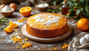 Un gâteau à l’orange moelleux qui embaume la cuisine et rappelle les douceurs de grand-mère, simples et inoubliables