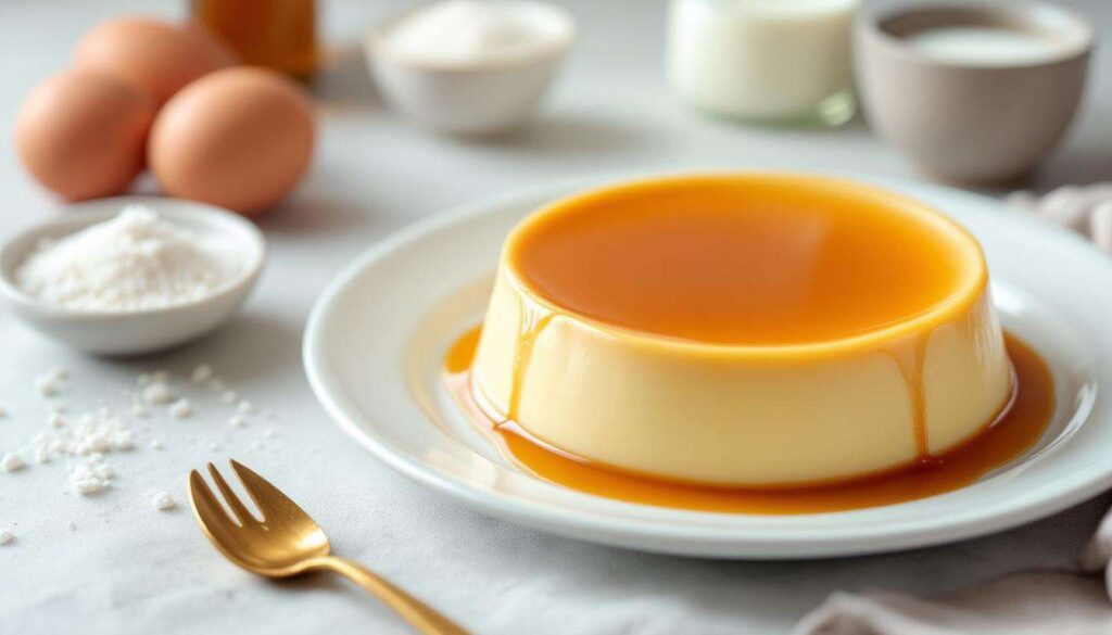 Crème caramel maison, parfumée à la vanille, un dessert de grand‑mère réconfortant et délicieusement fondant