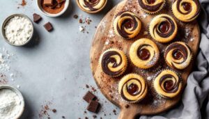 Des petits gâteaux marbrés moelleux au cœur chocolat fondant, la promesse d’un moment doux autour de la table