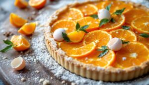Un zeste de soleil sur votre table : la tarte clémentine crémeuse et acidulée pour un goûter facile à dévorer tout l’hiver