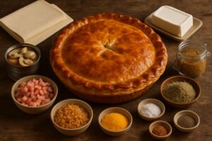 Une tourte bien dorée au goût de terroir qui allie croustillant et fondant pour réinventer les repas d’hiver en famille