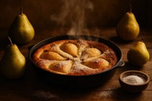 Ce dessert chaud aux poires, méconnu et fondant, pourrait bien détrôner le clafoutis : redécouvrez le gargouilleau