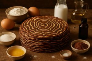 Crêpes zébrées hypnotiques cacao-vanille : la gourmandise qui met de la magie à table pour la Chandeleur