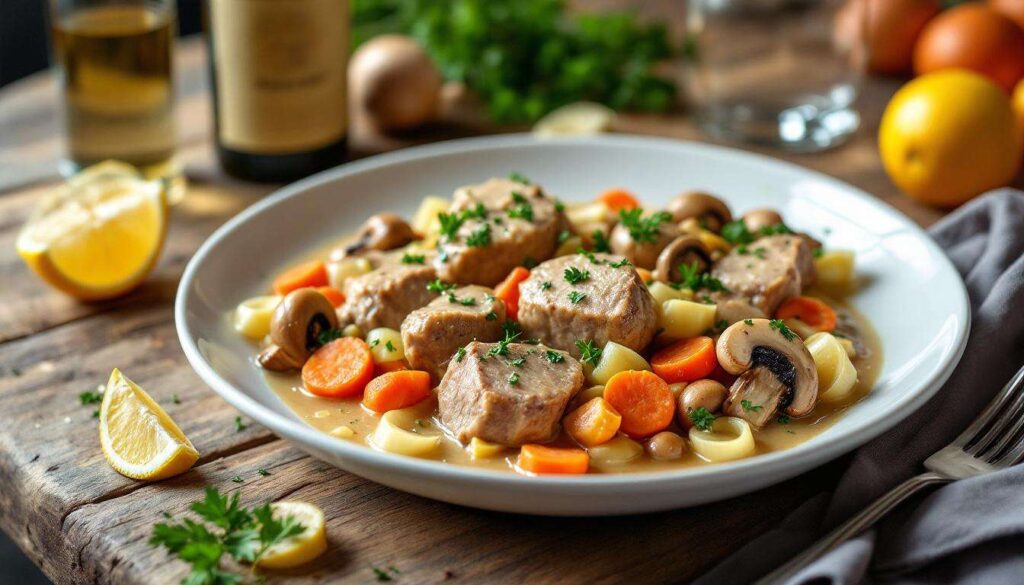 J'ai troqué les plats industriels pour cette blanquette de veau maison : fondante, crémeuse et nettement plus savoureuse grâce à une astuce de cuisson toute simple !