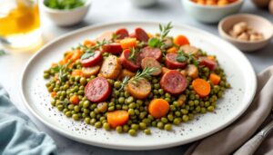 Recette lentilles-saucisses : le plat à 2 euros par personne qui réchauffe toute la famille en 30 minutes