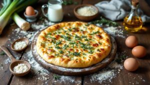 Pour changer des gratins et soupes, cette scarpaccia de poireaux est une idée gourmande