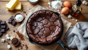 Sans four, sans moule, sans stress : ce brownie à la poêle est délicieux