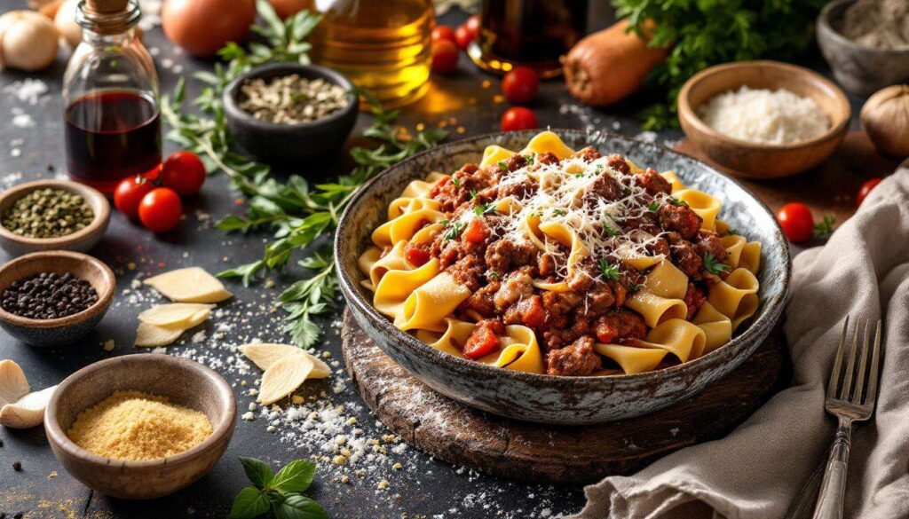 Recette de pâtes au ragù pour le week-end