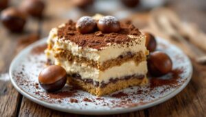 J’ai goûté ce tiramisu à la crème de marrons noté 4,7/5 : un vrai régal !