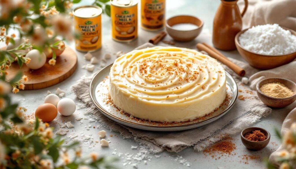 Plus léger qu’un flan antillais, ce dessert au bon goût de coco se prépare en quelques minutes