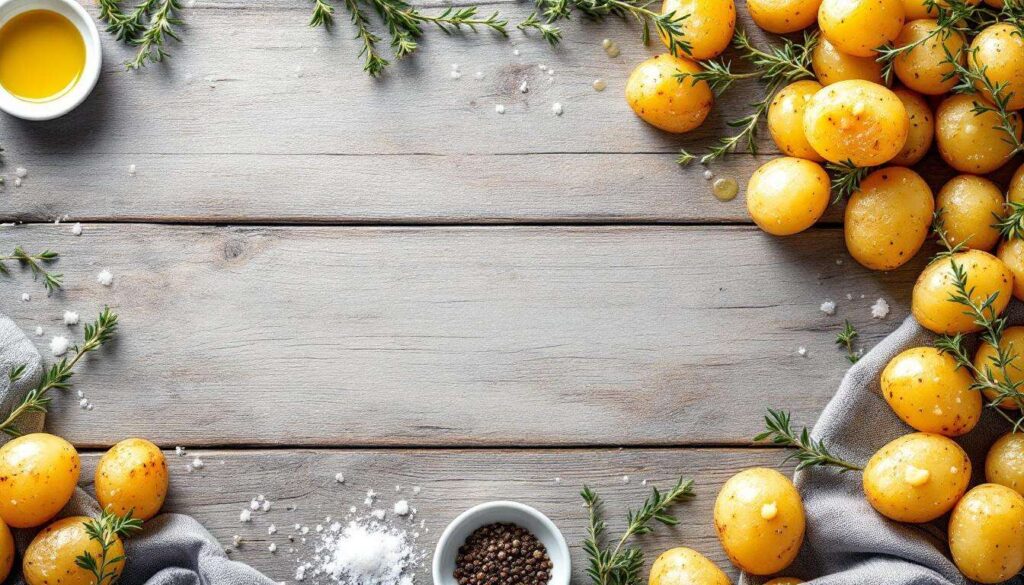 Pommes de terre fondantes au four : recette facile avec beurre et thym pour une cuisson dorée