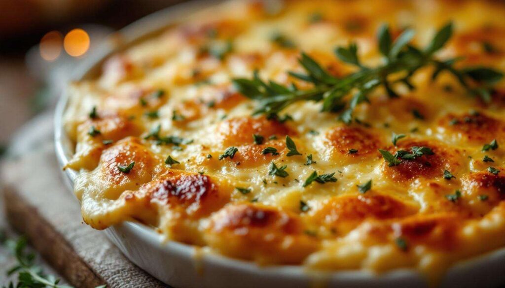 Oubliez la béchamel : la sauce secrète des chefs sublime le gratin !