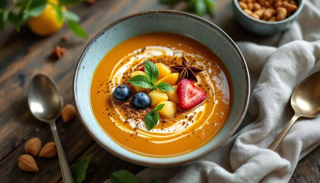 5 épices qui transforment une soupe sucrée en dessert léger
