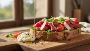 Tartine so fresh au carpaccio Charal : recette gourmande et savoureuse