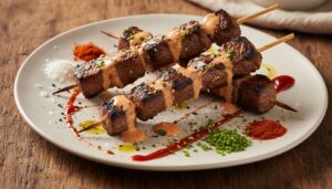 Recette brochettes de bœuf sauce bang bang