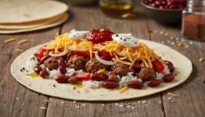 Recette de burritos au bœuf de Charal