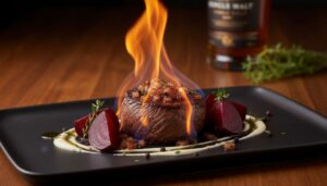 Tendre de bœuf flambé au whisky et betterave : recette et astuces