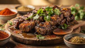 Brochettes épicées au bœuf : recette savoureuse et facile
