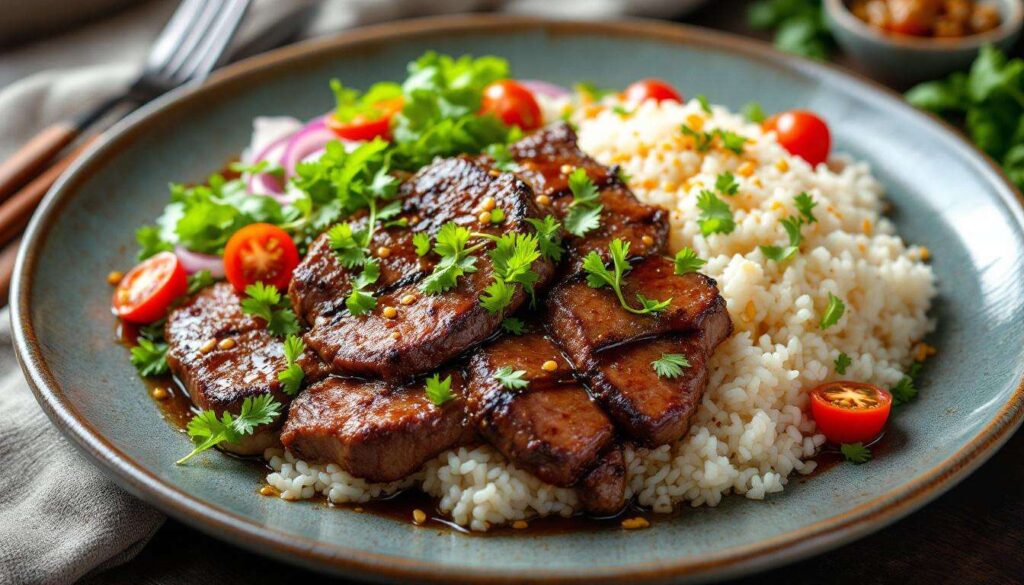Recette de bœuf loc lac : parfum d'asie