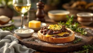Recette de tartine montagnarde au boeuf