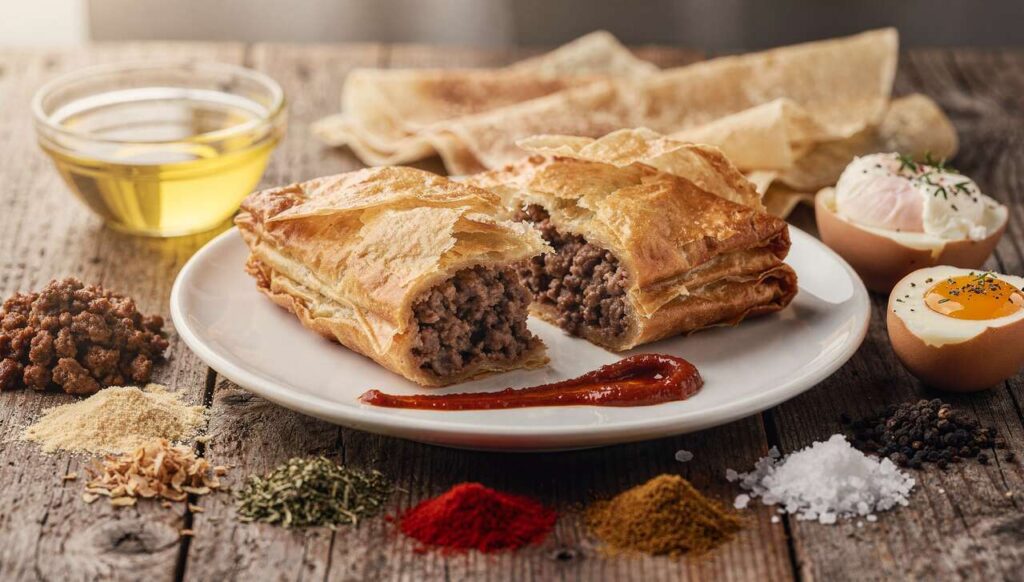 Recette de brick à la viande de bœuf