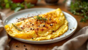 Recette omelette au boeuf Charal