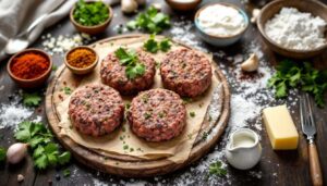 Keftas de bœuf : recette facile avec mini pain naan