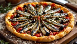 Recette tarte fine bœuf et sardine